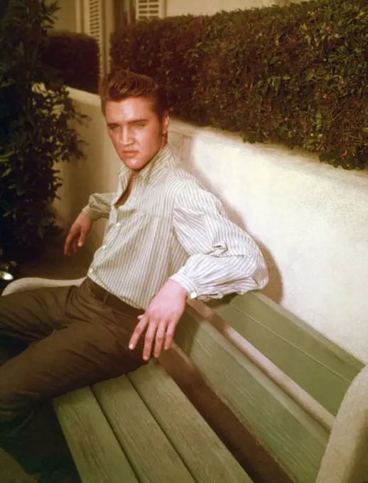 ELVIS PRESLEY in LOVE ME TENDER (1956), directed by ROBERT D. WEBB.