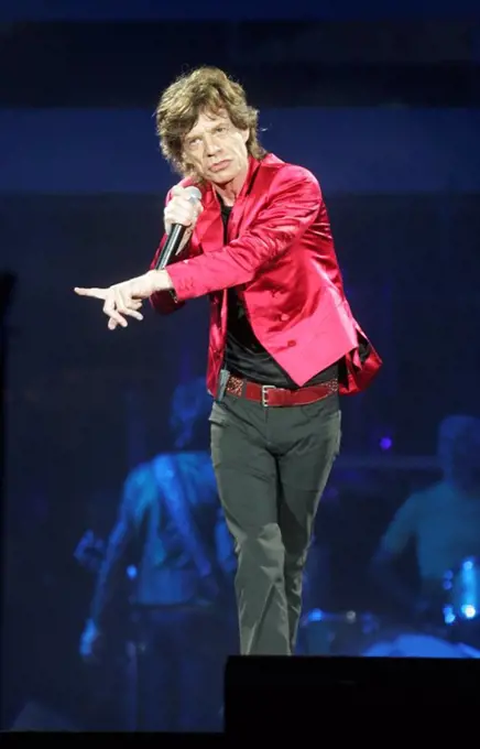 Concierto de los Rolling Stones en el estadio Olimpico de Barcelona. ROLLING STONES. MICK JAGGER.