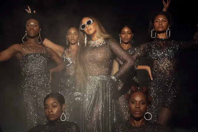 BEYONCE KNOWLES in BLACK IS KING (2020), directed by BEYONCE KNOWLES.