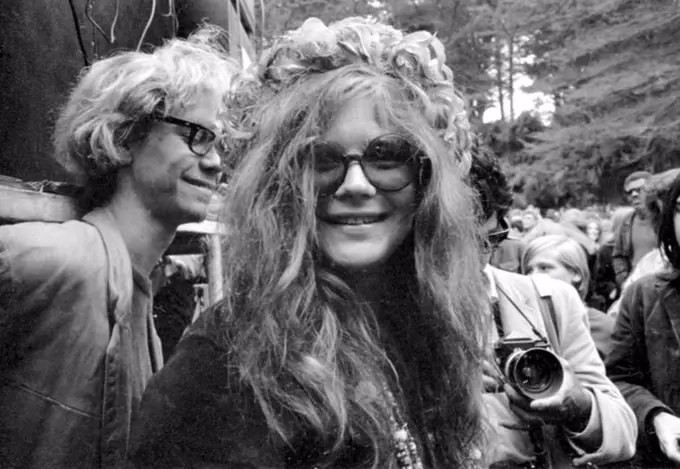 JANIS JOPLIN in JANIS: LITTLE GIRL BLUE (2015), directed by AMY BERG.