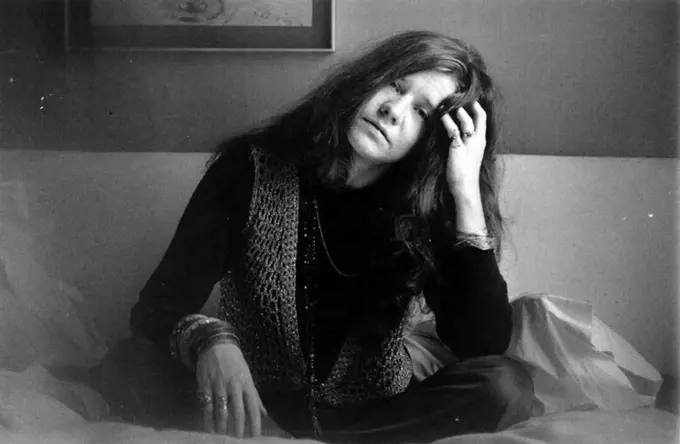 JANIS JOPLIN in JANIS: LITTLE GIRL BLUE (2015), directed by AMY BERG.