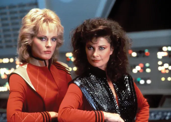 JANE BADLER and JUNE CHADWICK in V (1983).