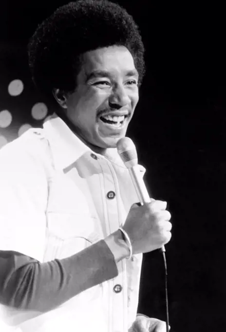 American R&B singer-songwriter Smokey Robinson, 1970's.