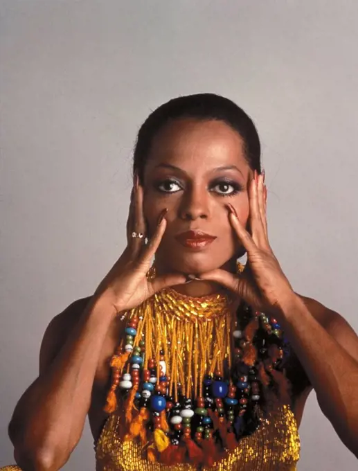 American singer Diana Ross.