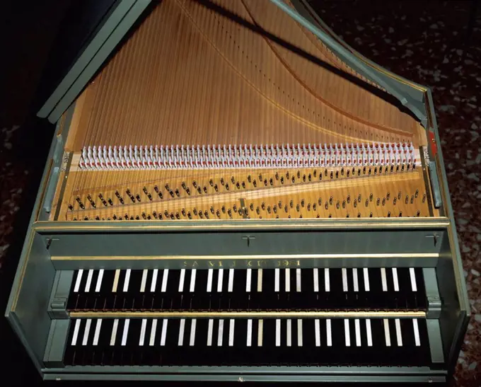 Harpsichord. Giuseppe Verdi Conservatory. Italy.