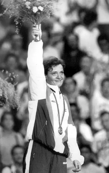 07/30/1992. Barcelona...31..7..92...Olympic Games Barcelona 92...Miriam Blasco, gold in judo.