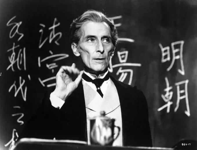 PETER CUSHING in THE SEVEN BROTHERS MEET DRACULA (1974) -Original title: THE LEGEND OF THE 7 GOLDEN VAMPIRES-, directed by ROY WARD BAKER.