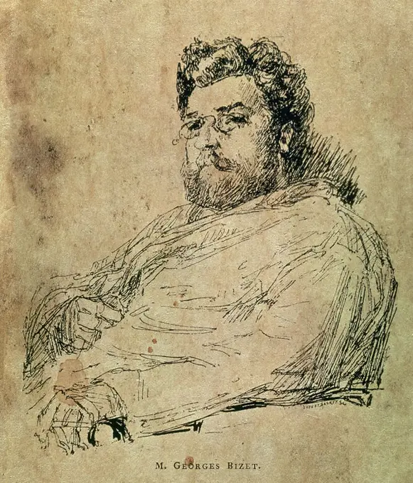 Georges Bizet (1838-1875). Madrid, Private collection. Author: RENOVARD. Location: PRIVATE COLLECTION. MADRID. SPAIN. JORGE BIZET (1838-1875).