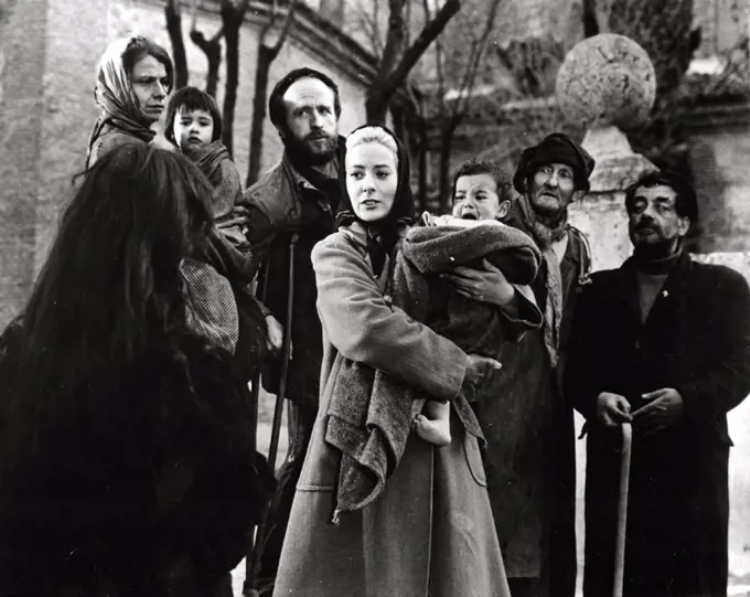 SILVIA PINAL and LOLA GAOS in VIRIDIANA (1961), directed by LUIS BUÑUEL.