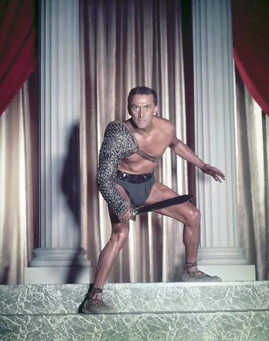 KIRK DOUGLAS in SPARTACUS (1960), directed by STANLEY KUBRICK.