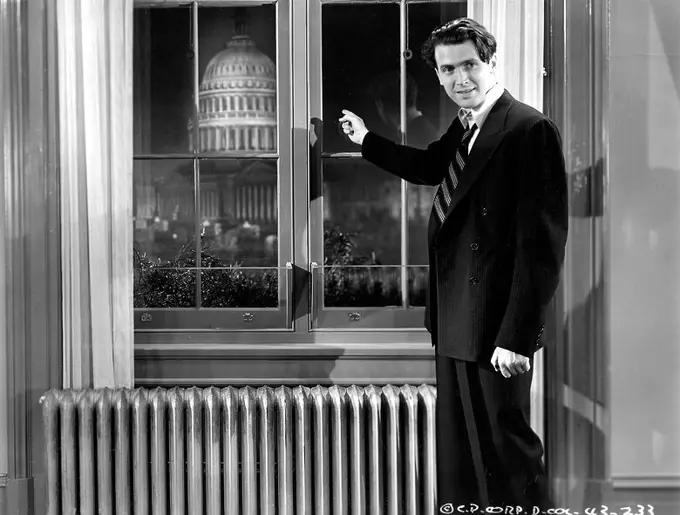 JAMES STEWART in MR SMITH GOES TO WASHINGTON (1939) -Original title: MR. SMITH GOES TO WASHINGTON-, directed by FRANK CAPRA.