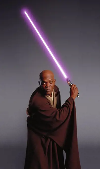 SAMUEL L. JACKSON in STAR WARS: EPISODE III-REVENGE OF THE SITH (2005), directed by GEORGE LUCAS.