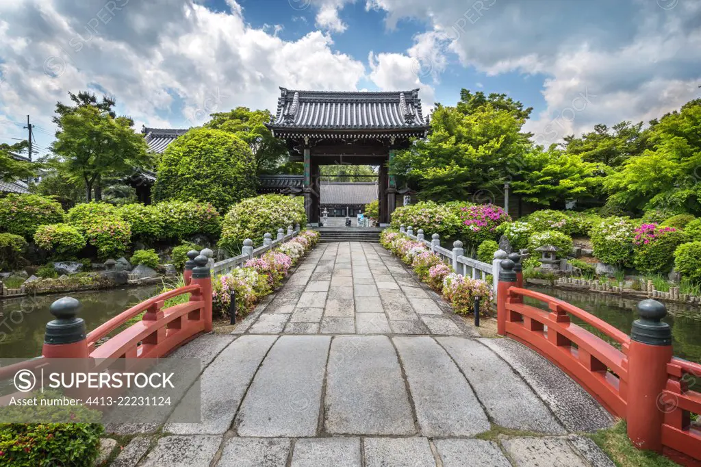 Myomanji temple entrance, Kyoto, Japan