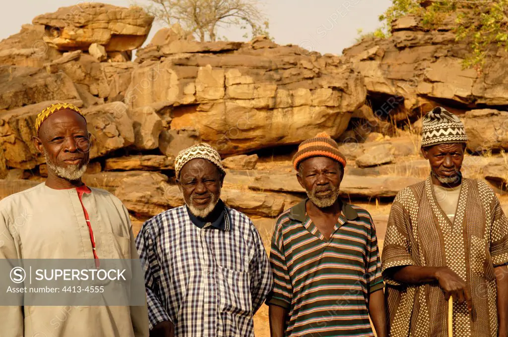 Wise of a village in Country Dogon Mali