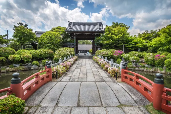Myomanji temple entrance, Kyoto, Japan