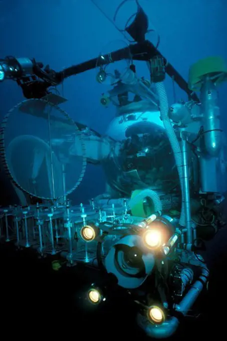 Caribbean, Johnson Sea Link submarine underwater