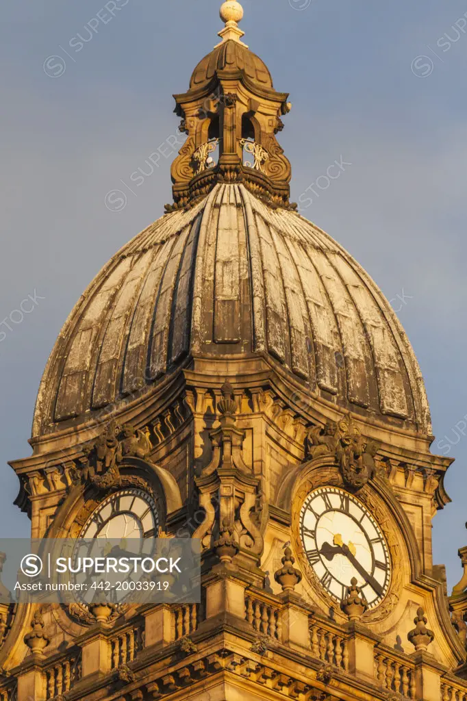 England,Yorkshire,Leeds,Leeds Town Hall,The Town Hall Clock