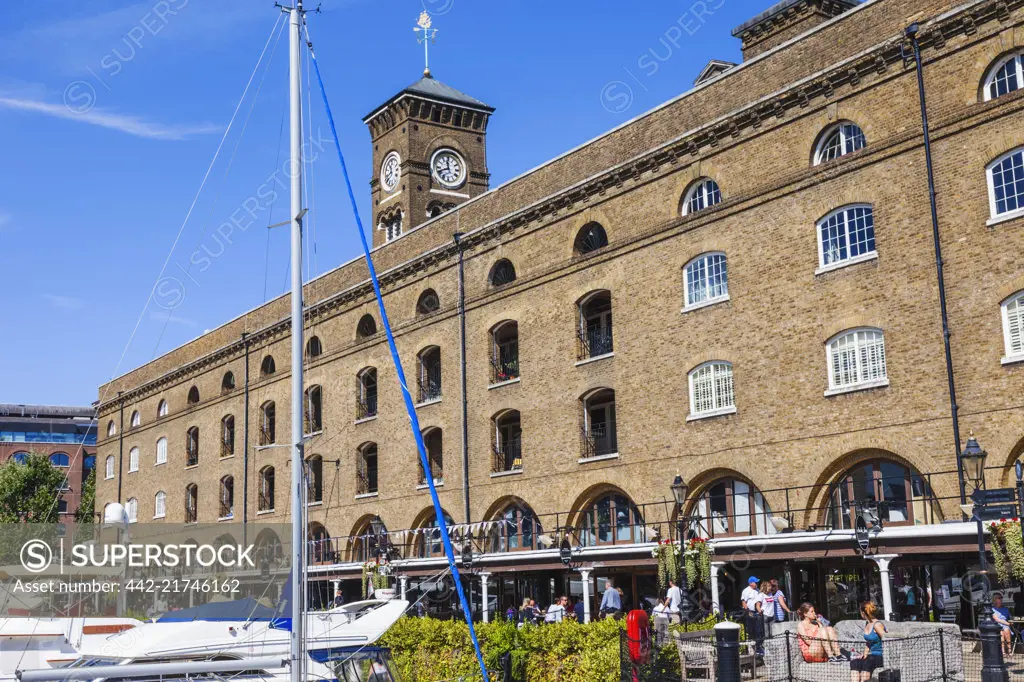 England, London, Wapping, St.Katharine Docks, Commodity Quay