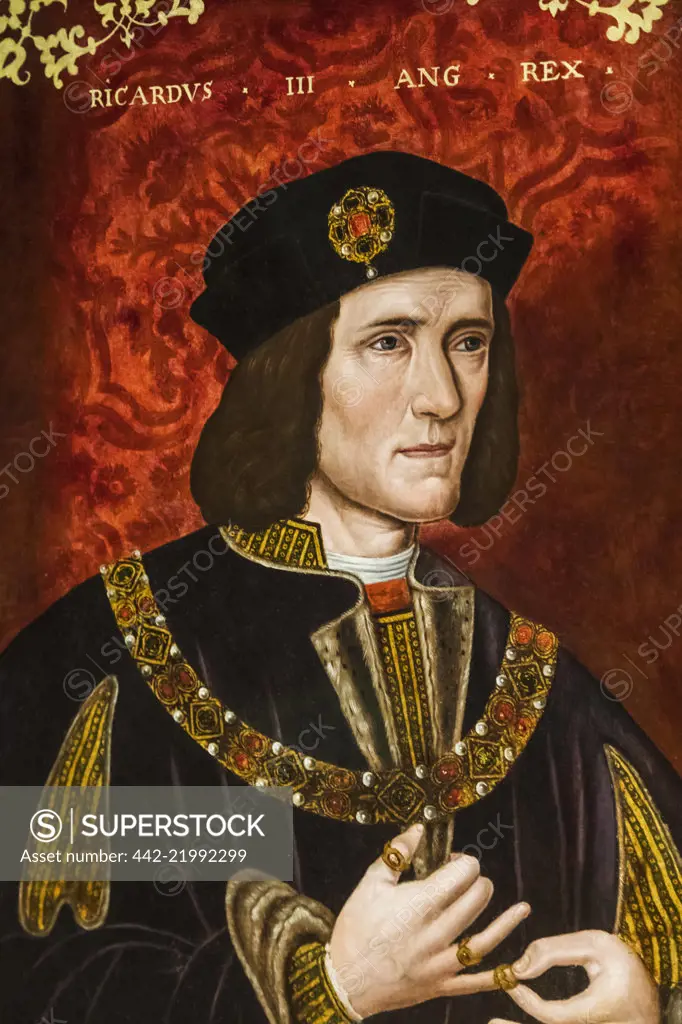 Portrait of King Richard III dated late 16th century - SuperStock