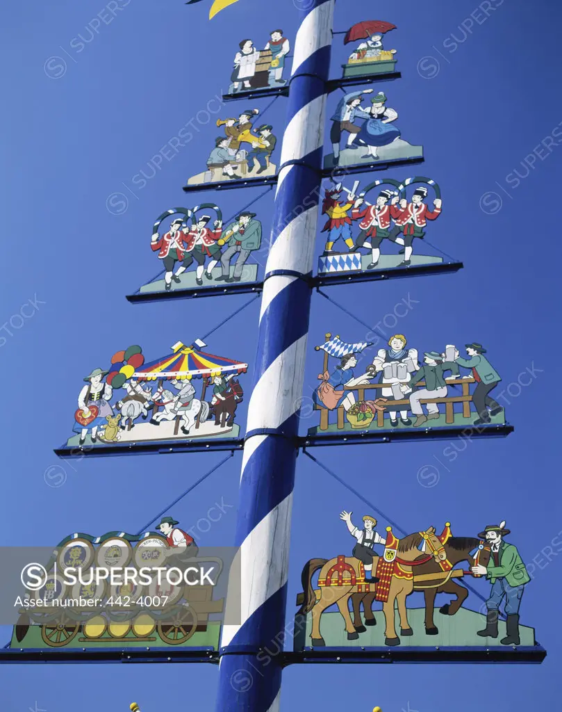 Maypole, Viktualien Market, Munich, Germany