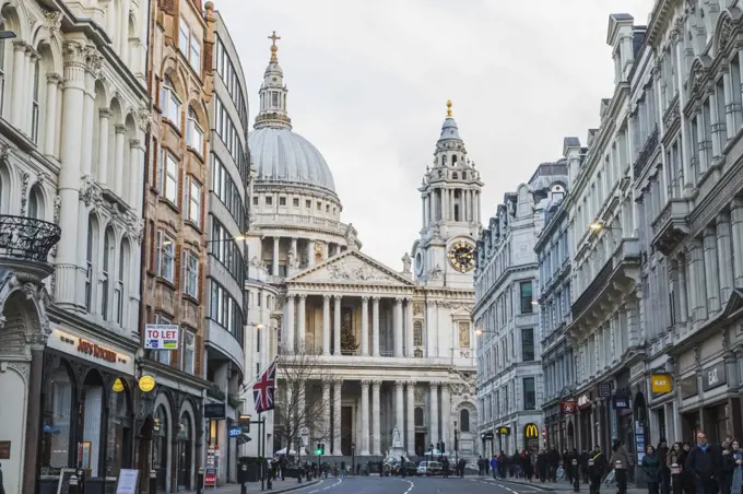 England, London, City of London, St.Pauls Cathedral