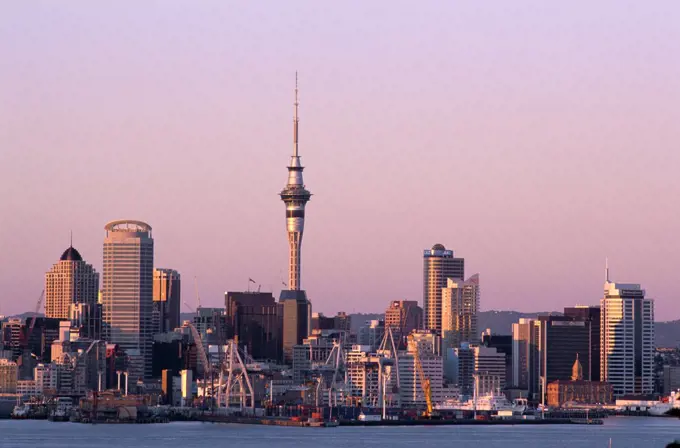 City Skyline, Auckland, North Island, New Zealand