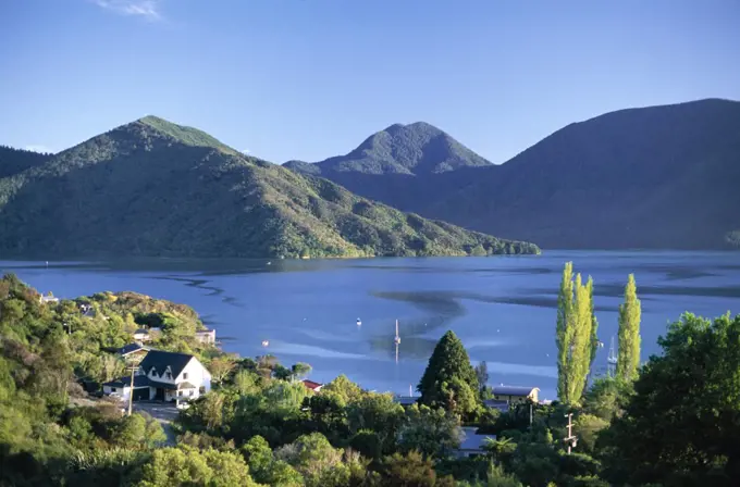 Queen Charlotte Sound, Marlborough Sounds, Marlborough, South Island, New Zealand