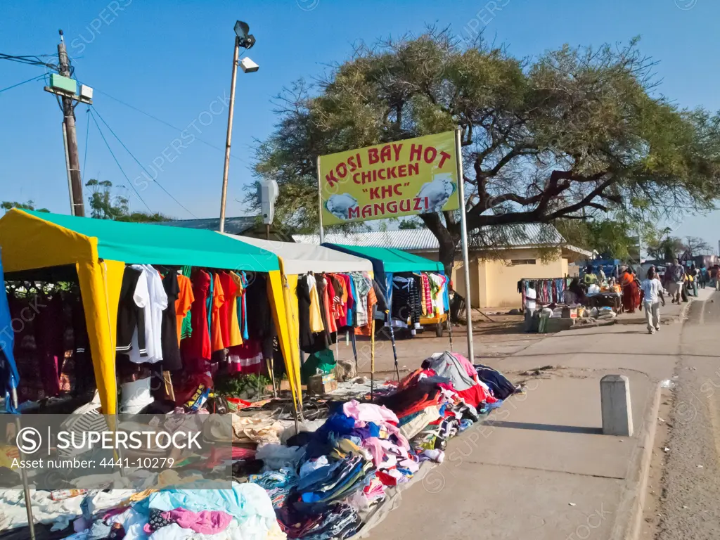 Street scene. Manguzi (Kwangwanase). Maputaland. KwaZulu Natal. South Africa