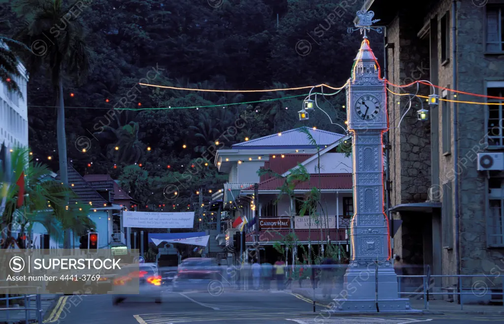 Street scene. Victoria. Mahe'. Seychelles