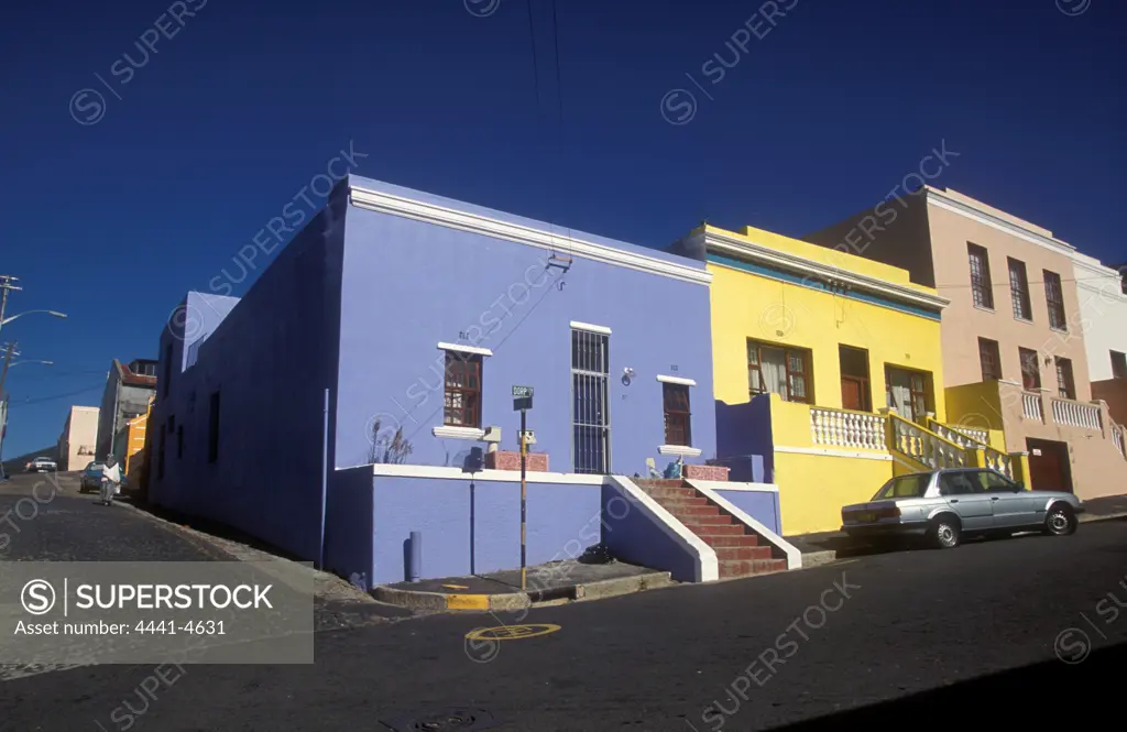 Bo Kaap homes. Cape Town. Western Cape. South Africa.