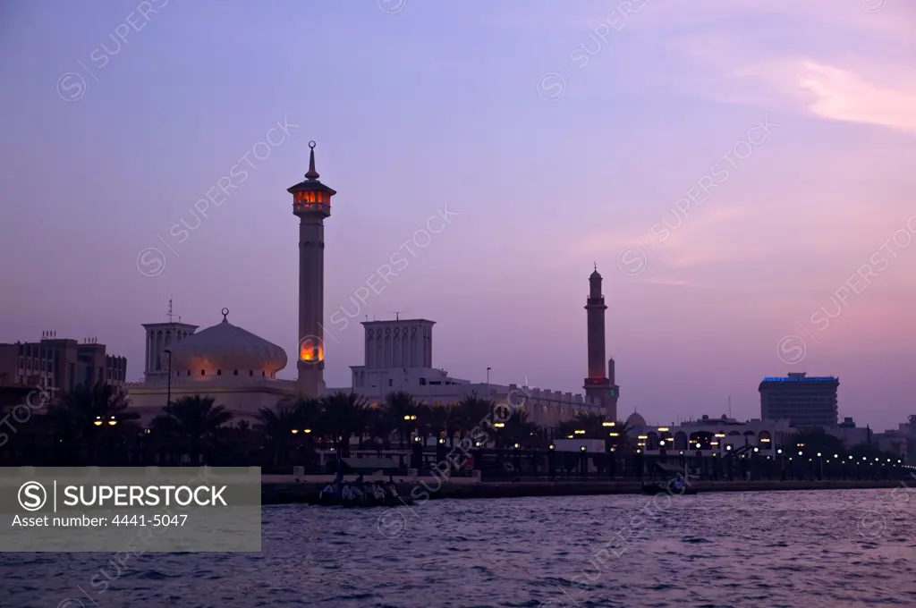 Dubai Creek (Khor Dubai) Dubai. United Arab Emirates.