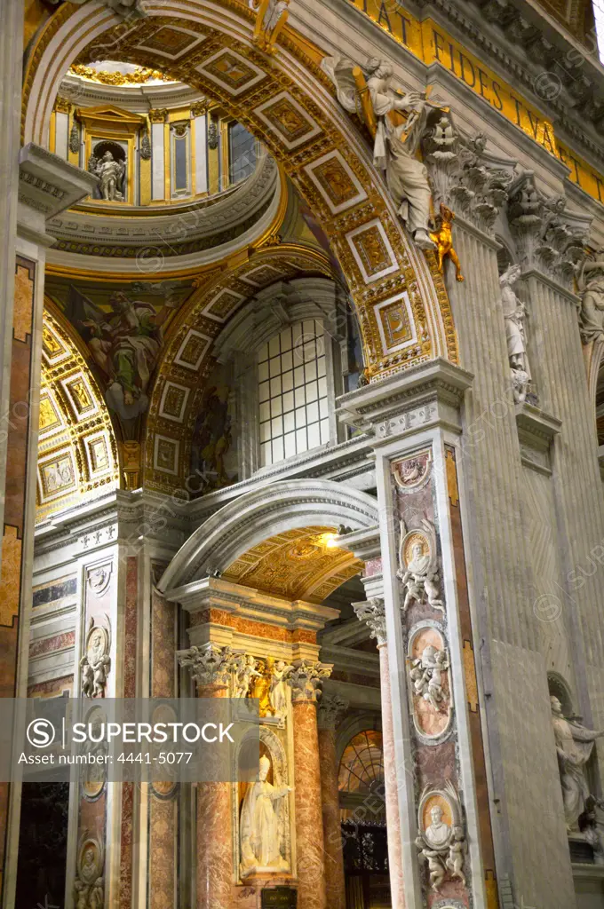 St Peter's Basilica. Vatican City. Rome. Italy