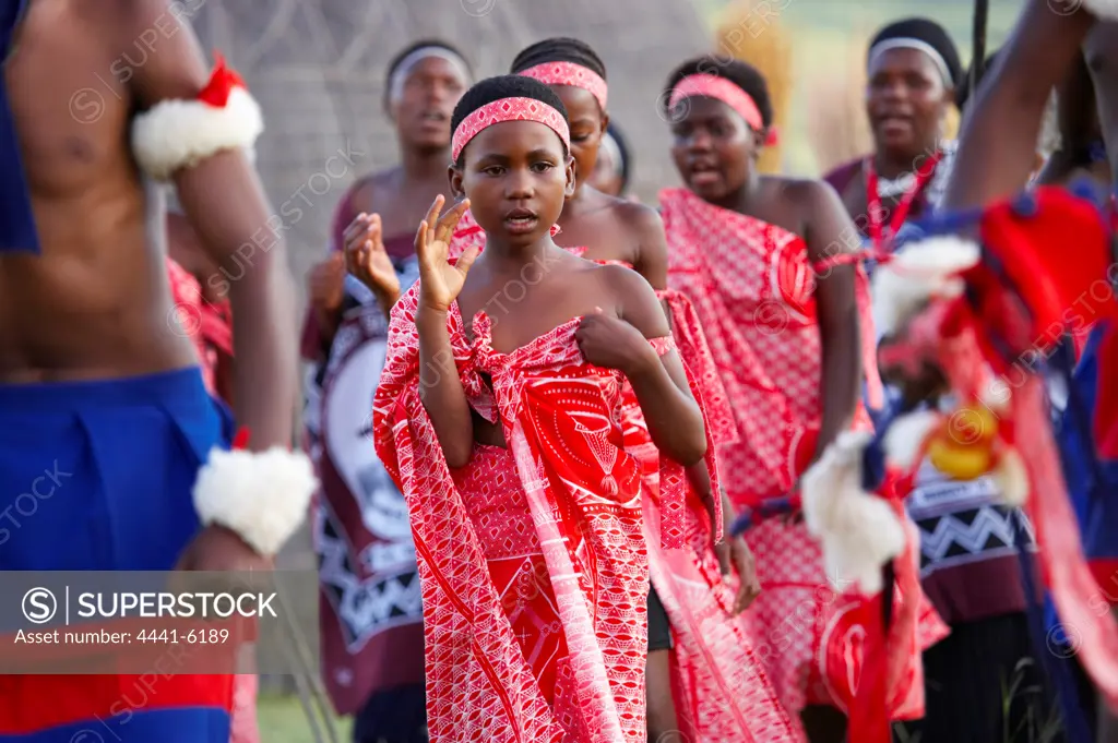 Swazi dancing. Ebutsini Cultural Village. Near Barbeton. Mpumalanga. South Africa.