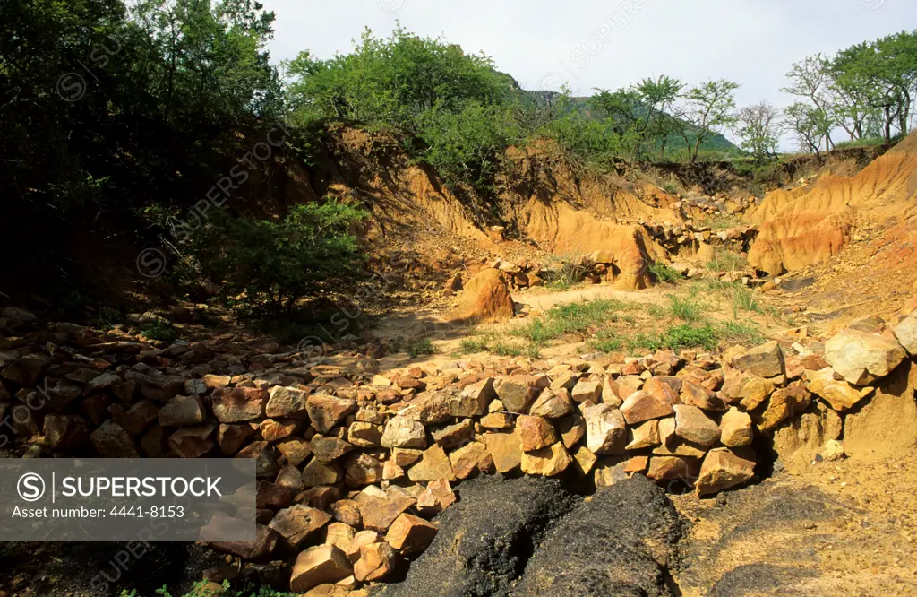Soil erosion. KwaZulu Natal. South Africa