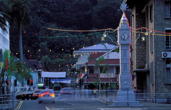 Street scene. Victoria. Mahe'. Seychelles