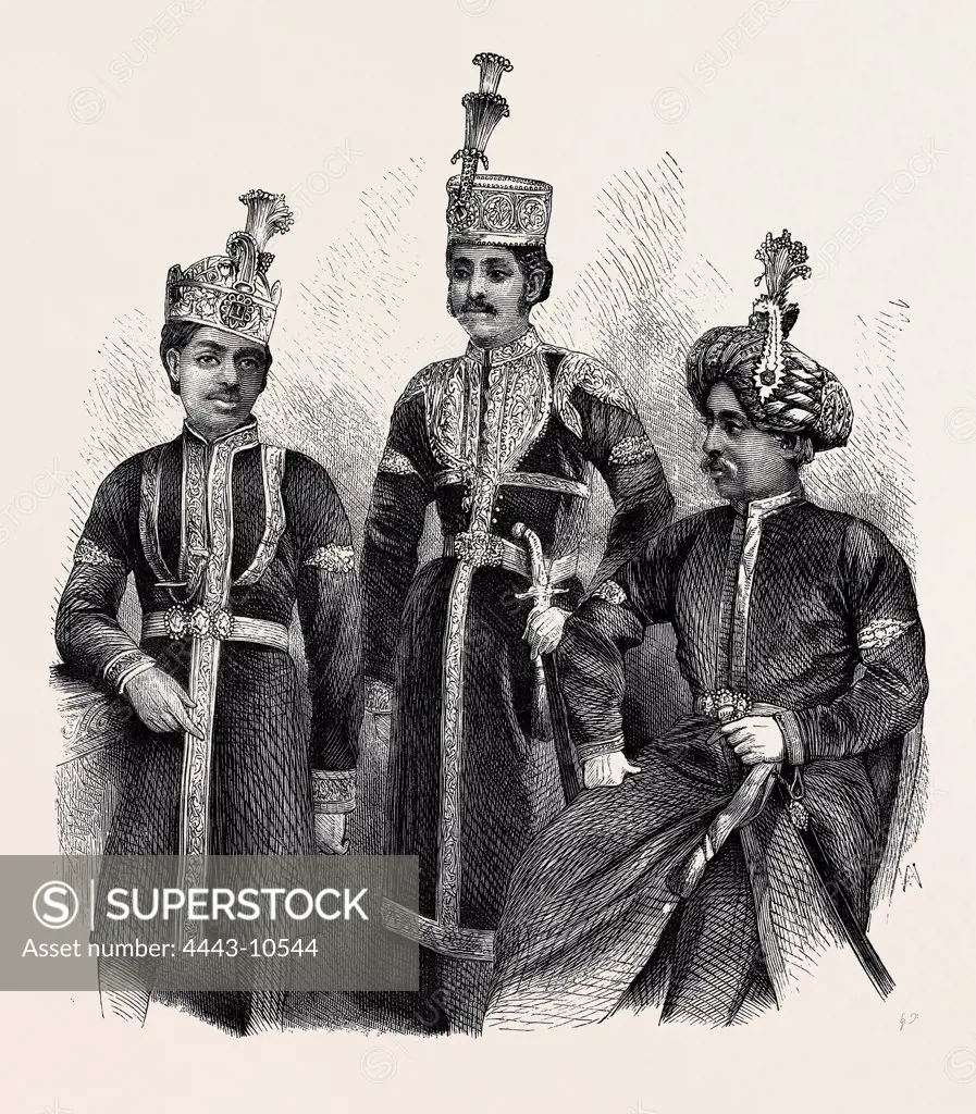 HIS HIGHNESS THE NAWAB NAZIM OF BENGAL, BEHAR, AND ORISSA AND HIS SONS, 1870