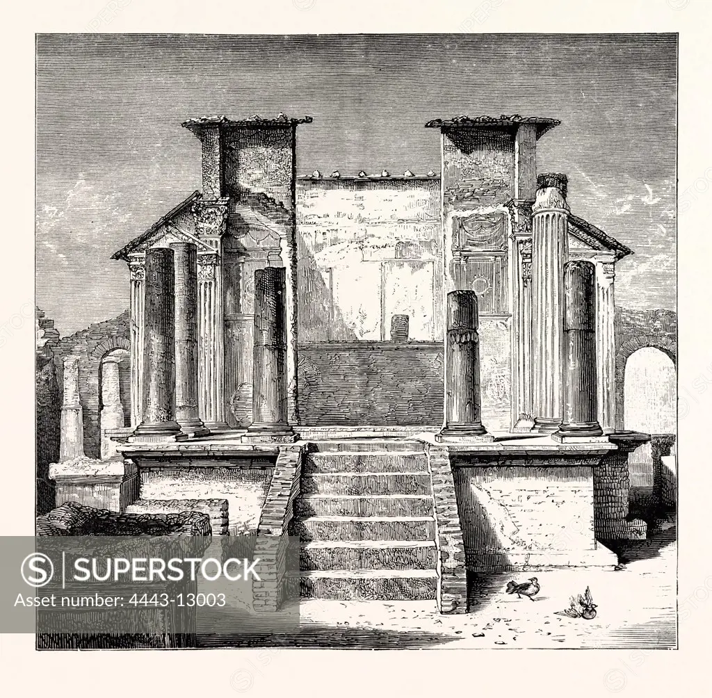 THE TEMPLE OF ISIS, POMPEII