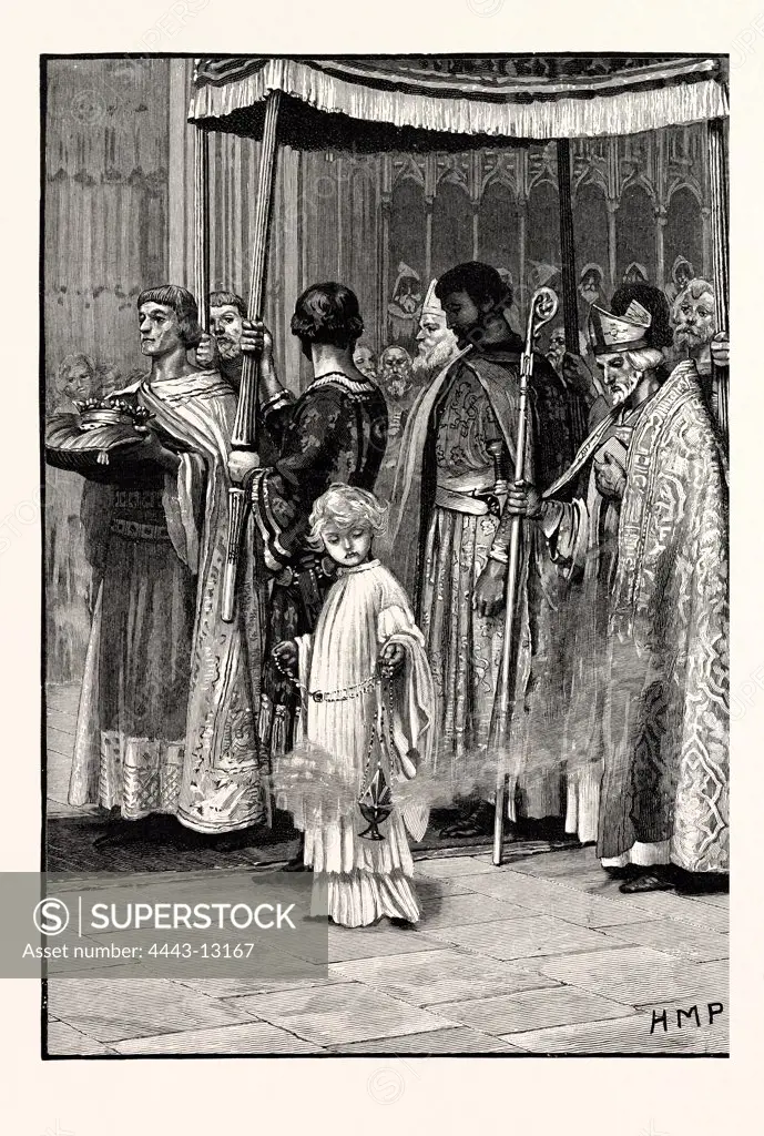 CORONATION OF RICHARD IN WESTMINSTER ABBEY