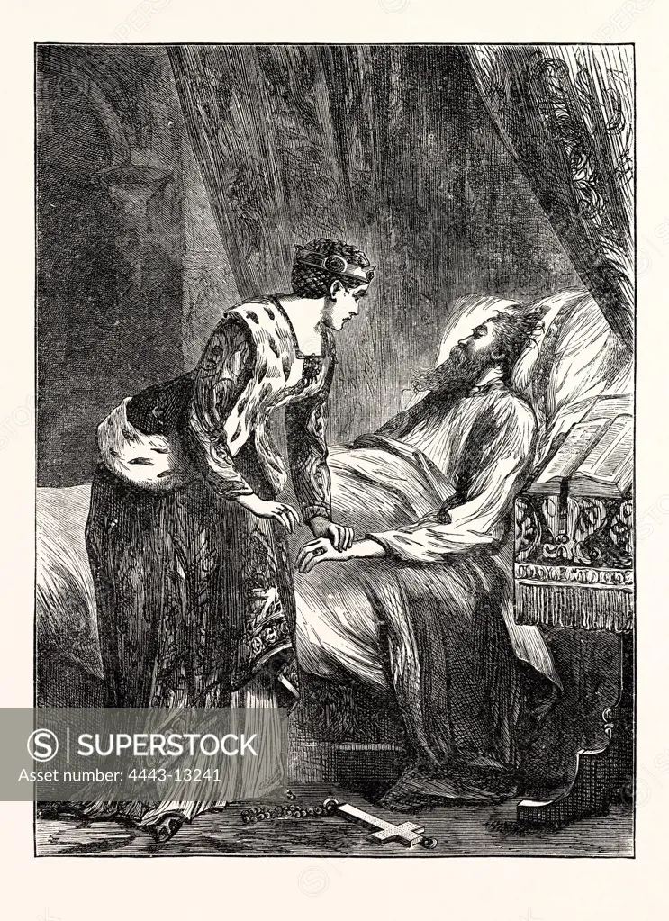 ALICE PERRERS AT THE DEATHBED OF EDWARD III.