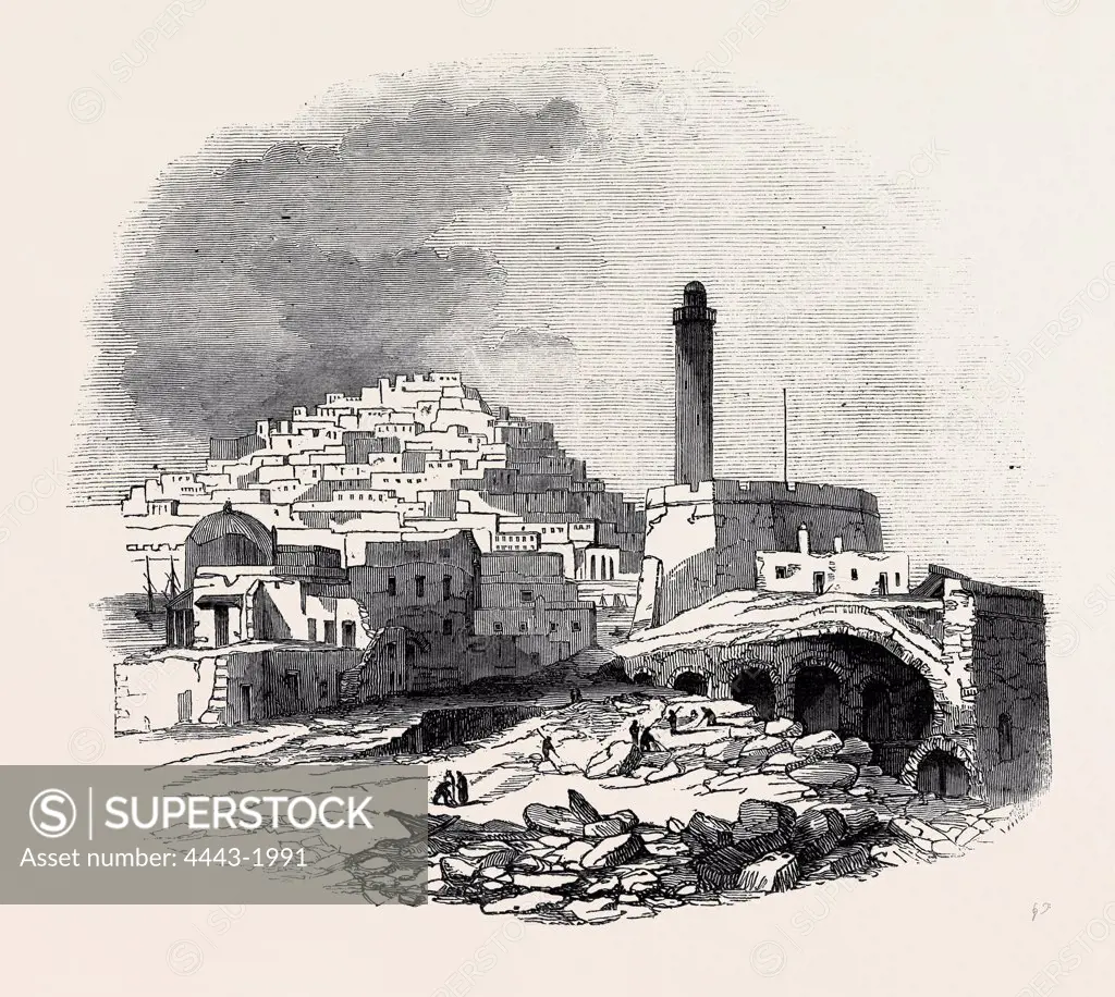 POWDER MAGAZINE AT ALGIERS, AFTER THE LATE EXPLOSION