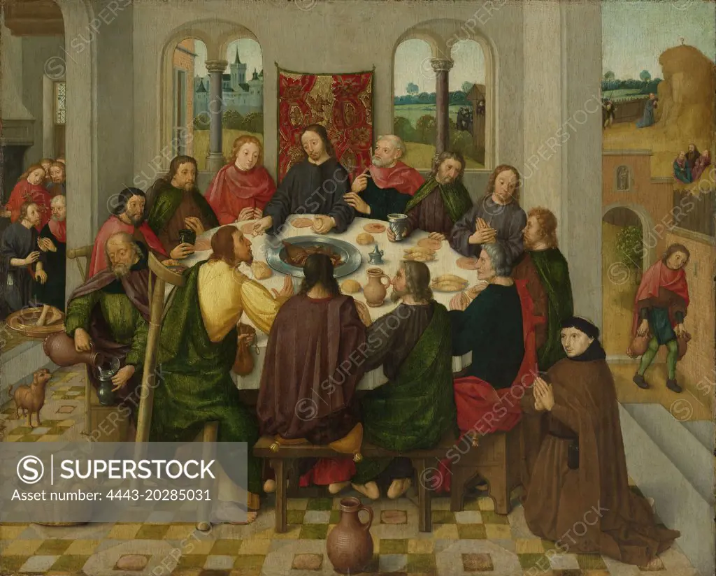 Last Supper, circle of Master of the Amsterdam Death of the Virgin, c. 1485 - c. 1500