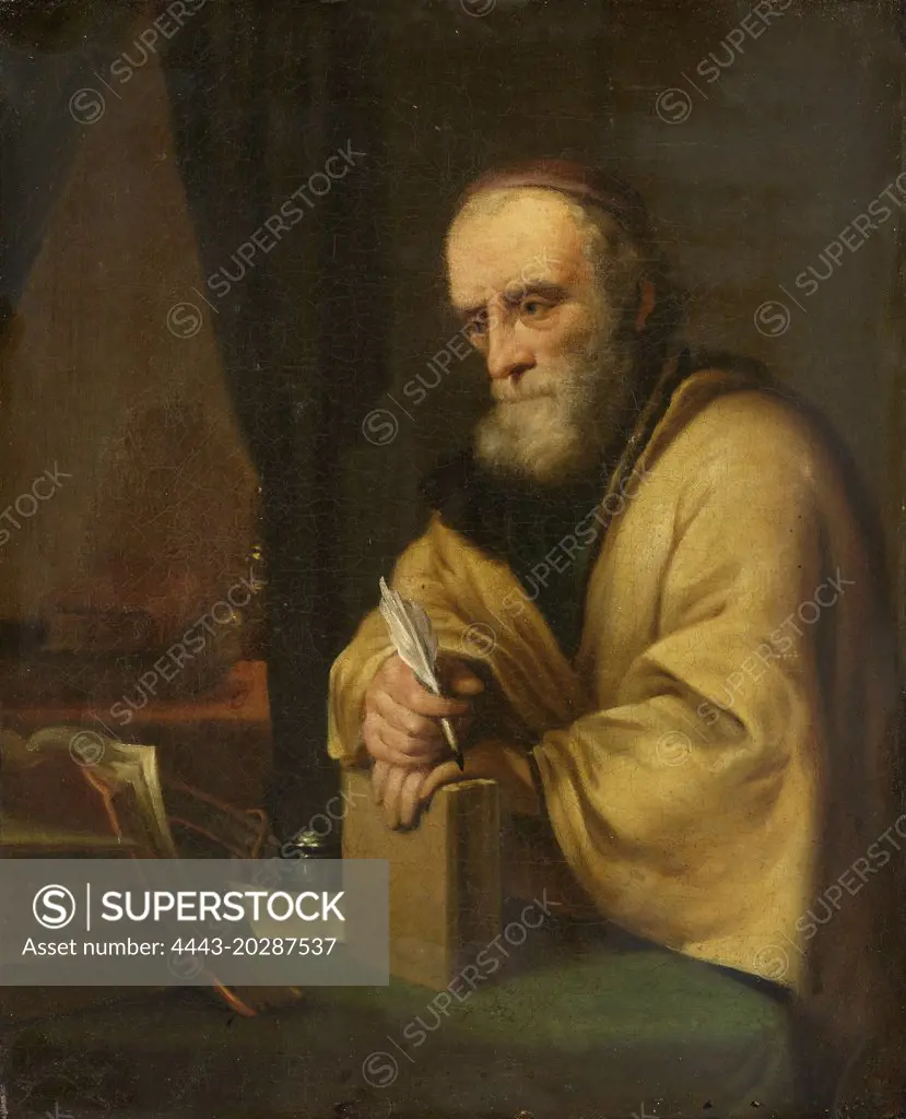 An old scholar, copy after Gottfried Kneller, 1645 - 1672