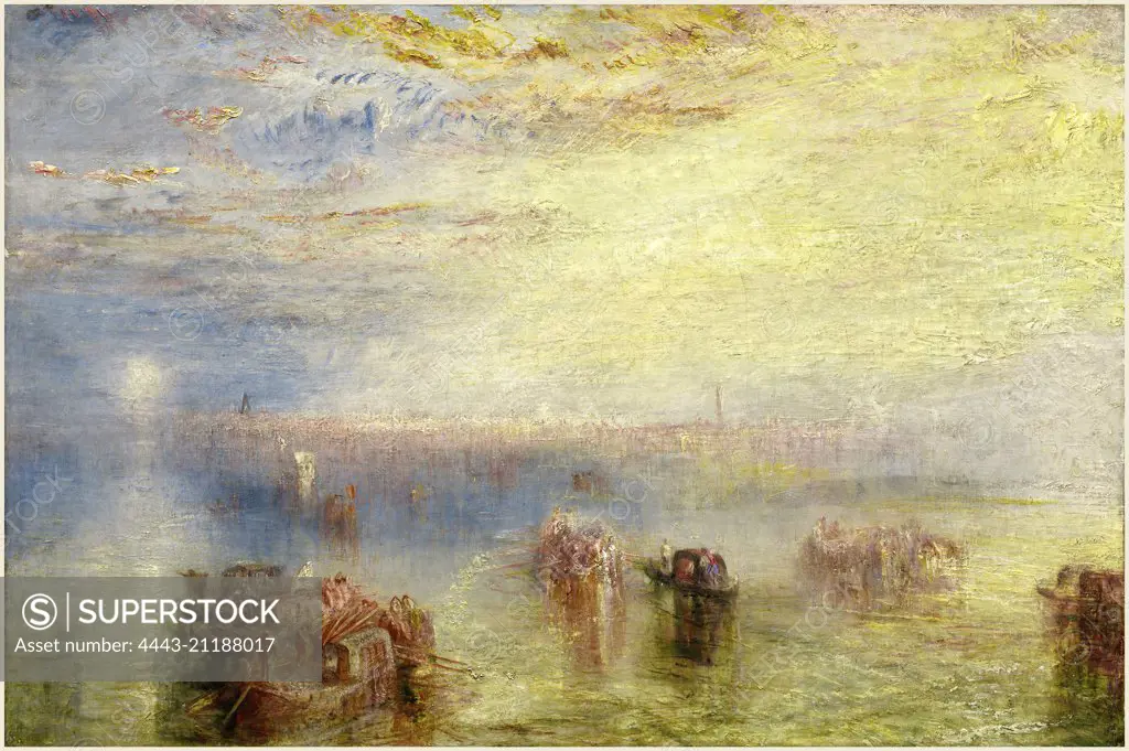 Joseph Mallord William Turner, British (1775-1851), Approach to Venice, 1844, oil on canvas