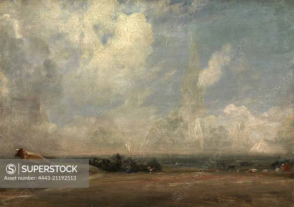 A View from Hampstead Heath (), London, John Constable, 1776-1837, British