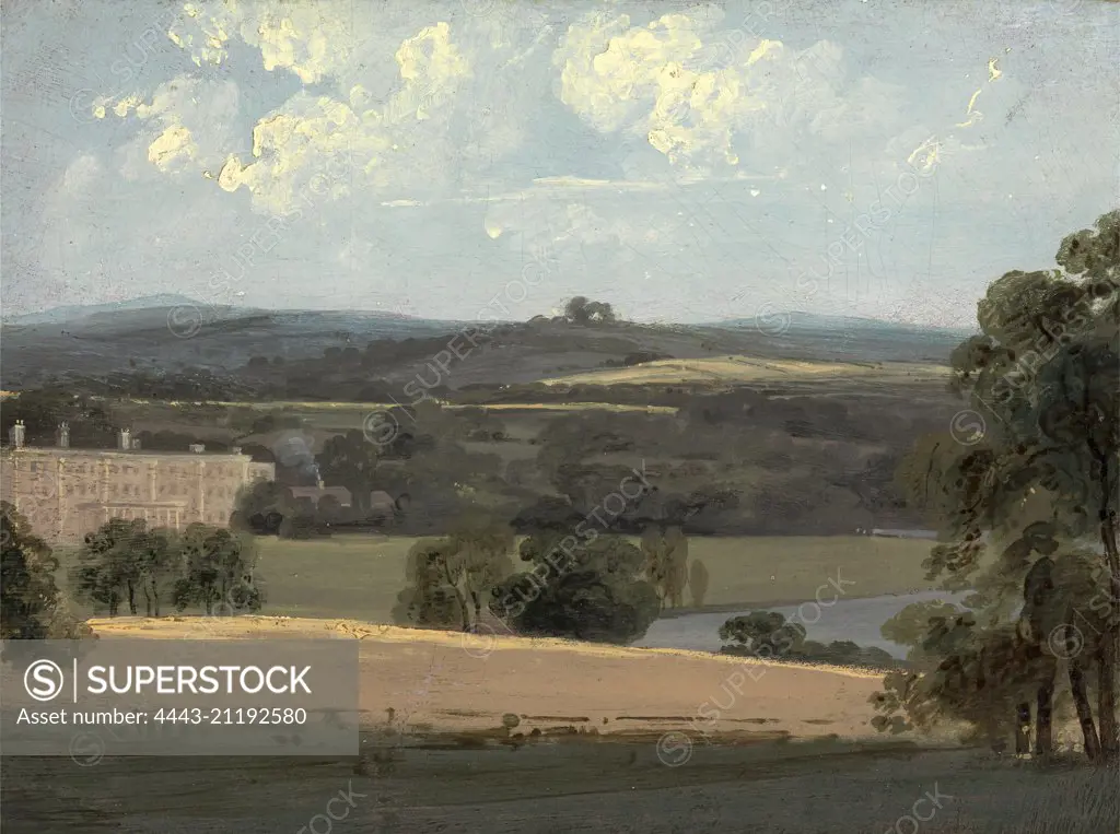 Trentham Park, Formerly attributed to John Constable