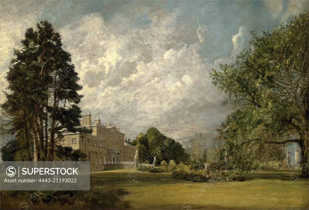 Malvern Hall, Warwickshire, John Constable, 1776-1837, British