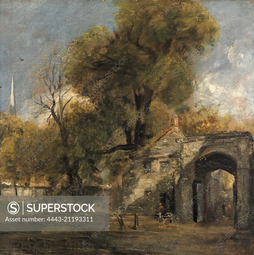 Harnham Gate, Salisbury, John Constable, 1776-1837, British