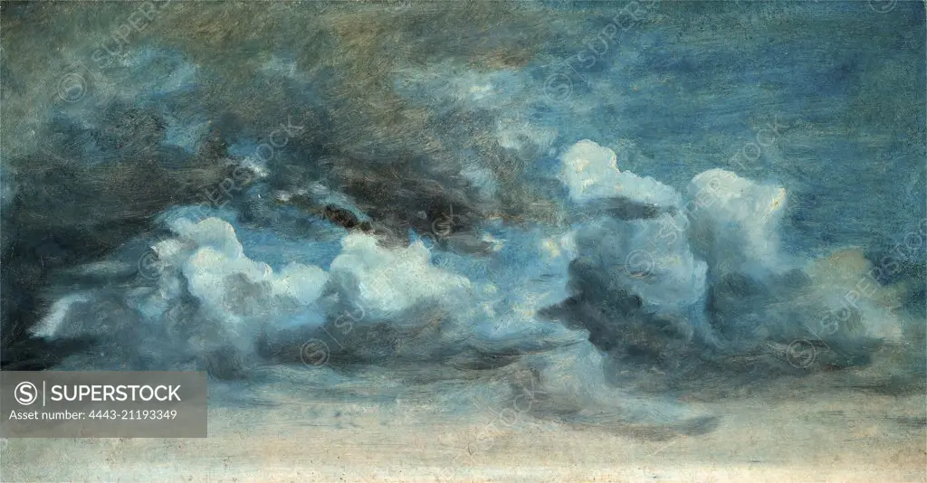 Cloud Study Cumulus Clouds, Lionel Constable, 1828-1887, British