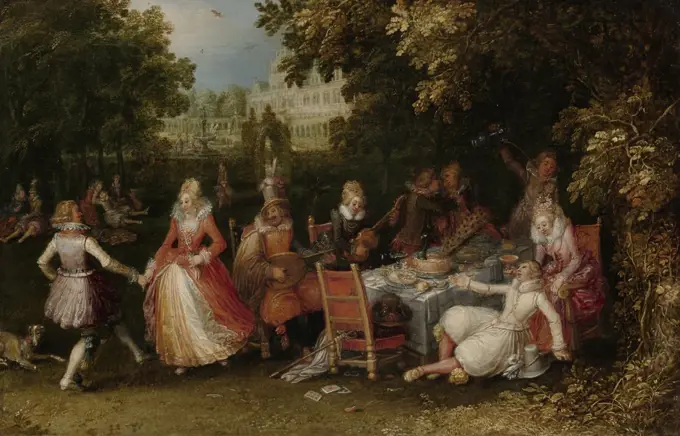 Garden Party (Fête Champêtre), David Vinckboons, c. 1610