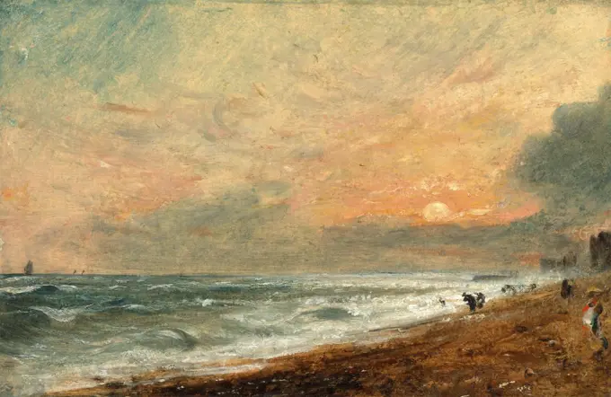 Hove Beach, John Constable, 1776-1837, British